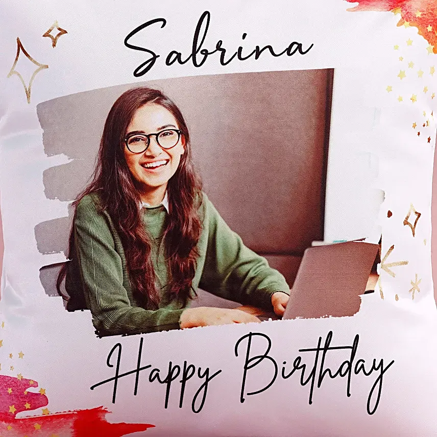 Cuddly Birthday Personalised Cushion - Image 3