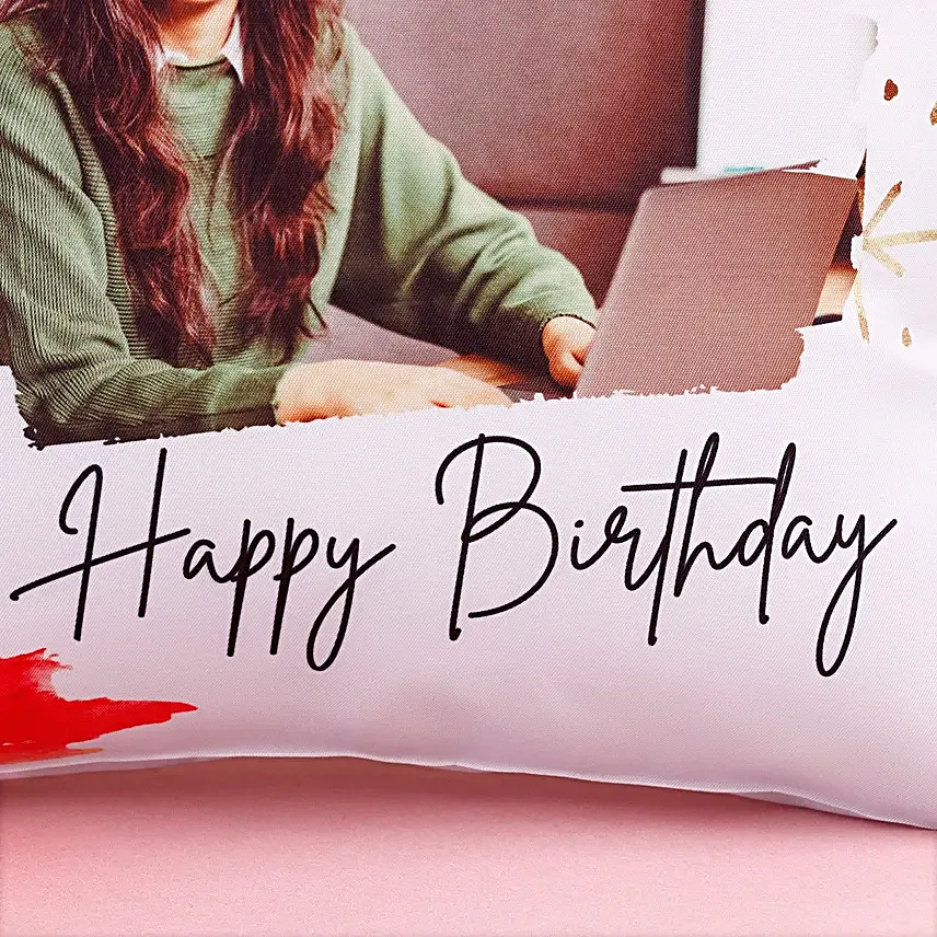 Cuddly Birthday Personalised Cushion - Image 2