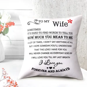 Letter To Wife Cushion